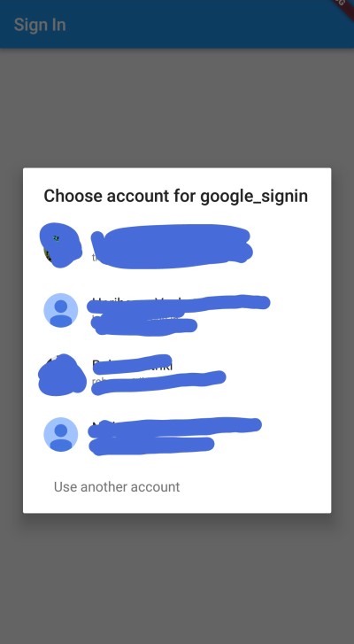 Login Dialog